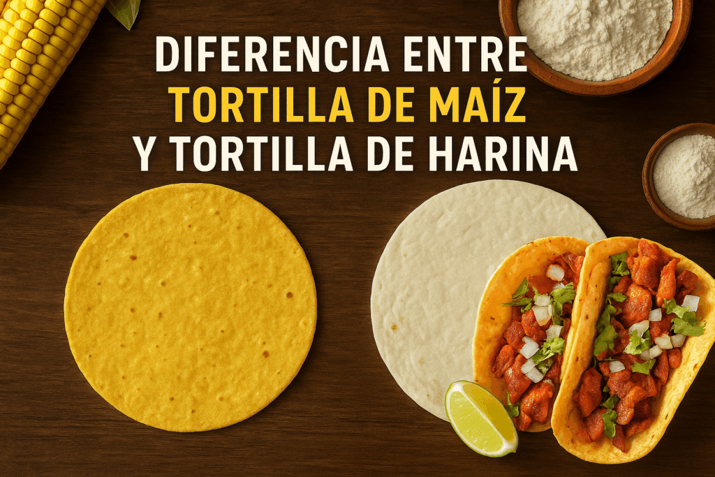 diferencia entre tortilla de maíz y tortilla de harina